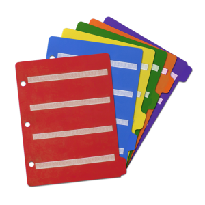 Lot de 6 feuillets intercalaires standard Lot de 6 feuillets intercalaires standard