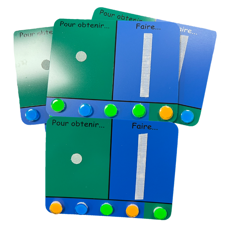 Cartes « Pour obtenir – Faire » (Lot de 5 cartes) Cartes « Pour obtenir – Faire » (Lot de 5 cartes)
