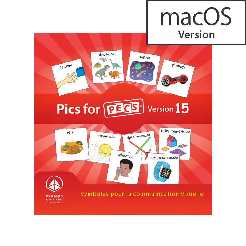 Pics for PECS® Version 15 Téléchargement (macOS) Pics for PECS® Version 15 Téléchargement (macOS)